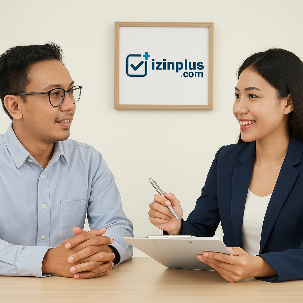 konsultasikan kebutuhan anda izinplus